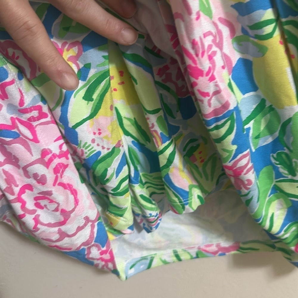 NWT Lilly Pulitzer Shirelle Skirted Romper Dress Multi Grove Garden Small - Picture 4 of 8